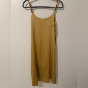 Mustard Yellow Slip Dress NWT